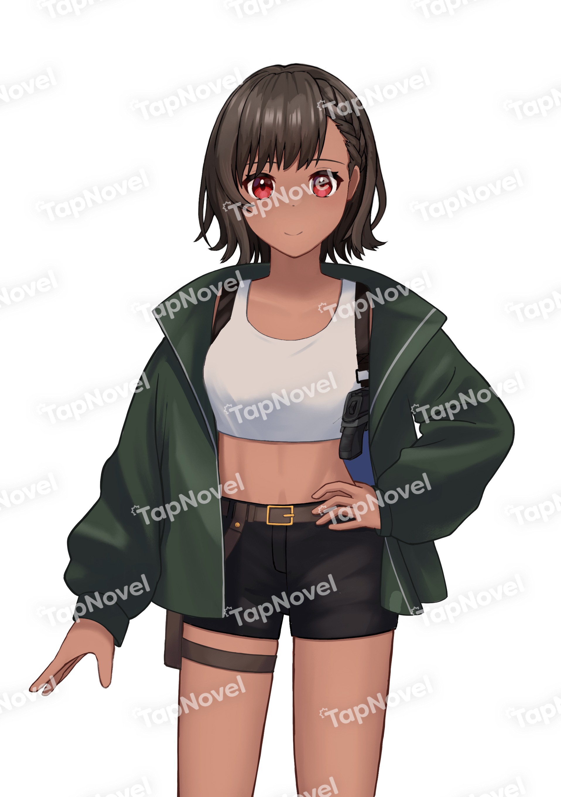 褐色の女の子