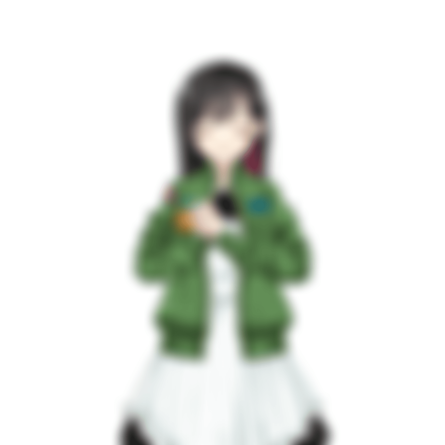 目を閉じる