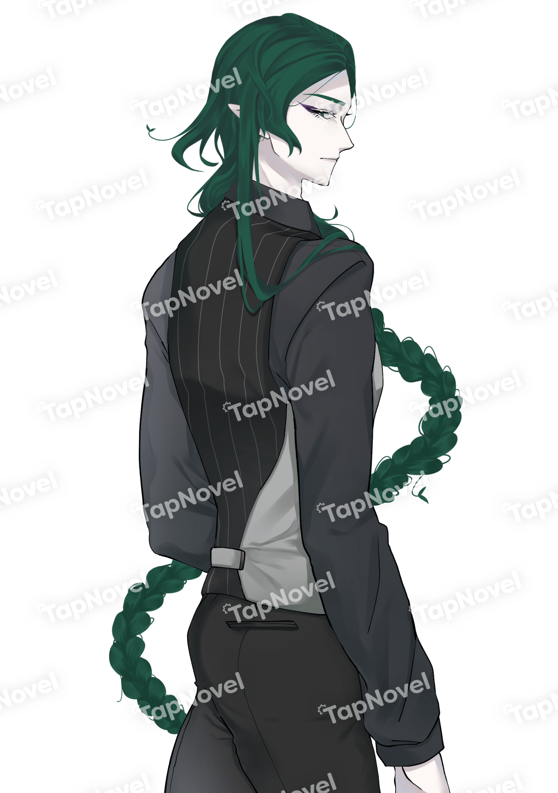 緑髪の人（？）
