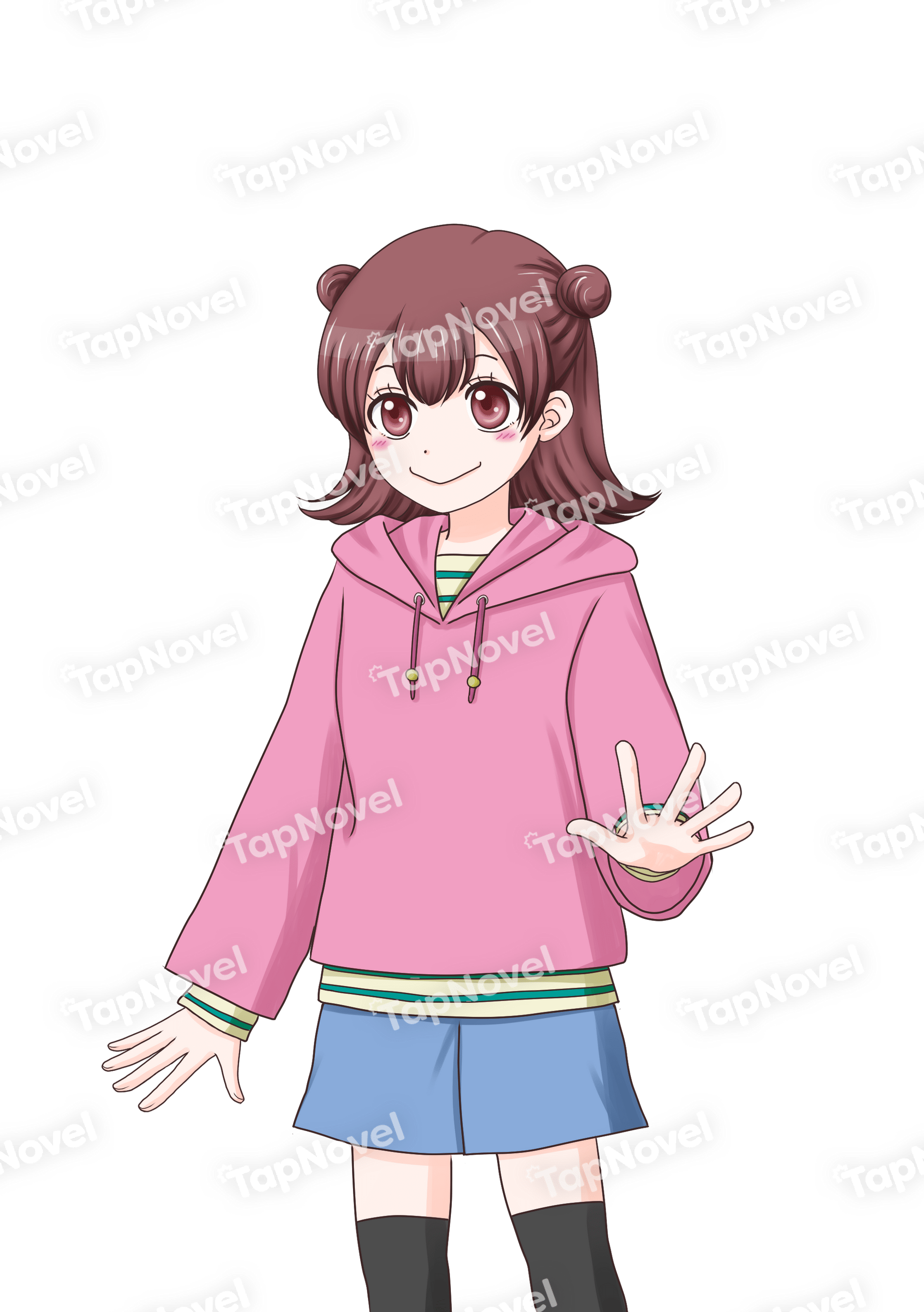 お団子少女