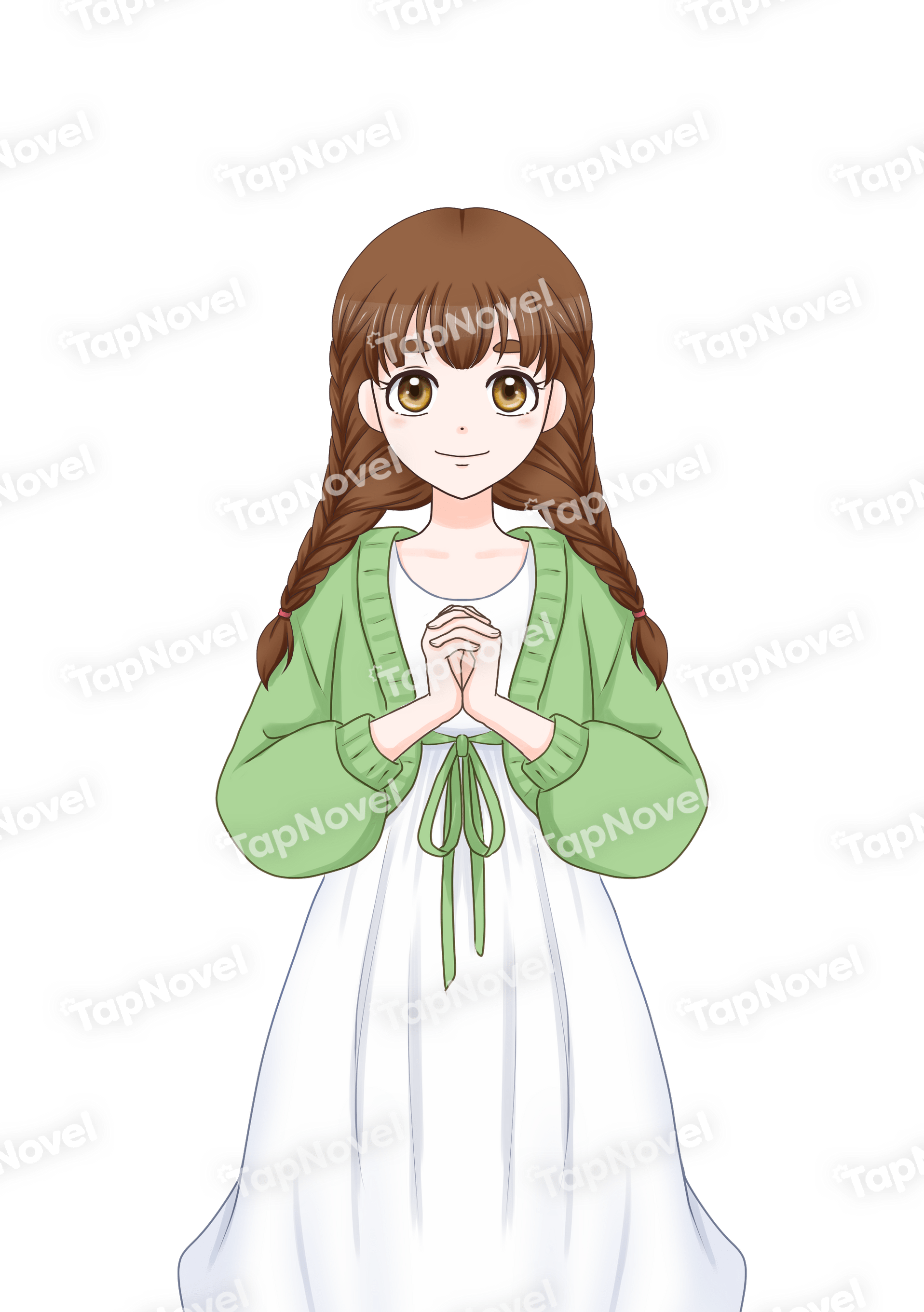 みつあみ少女