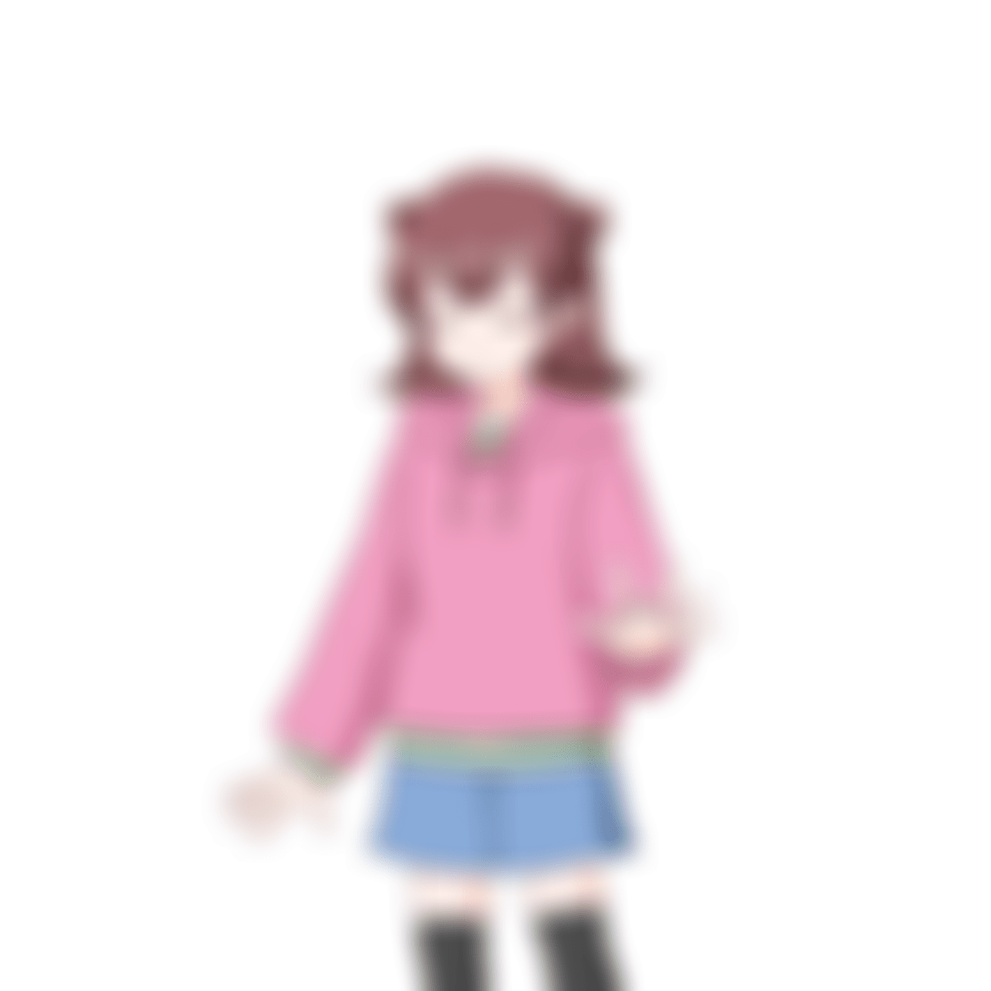 目を閉じる