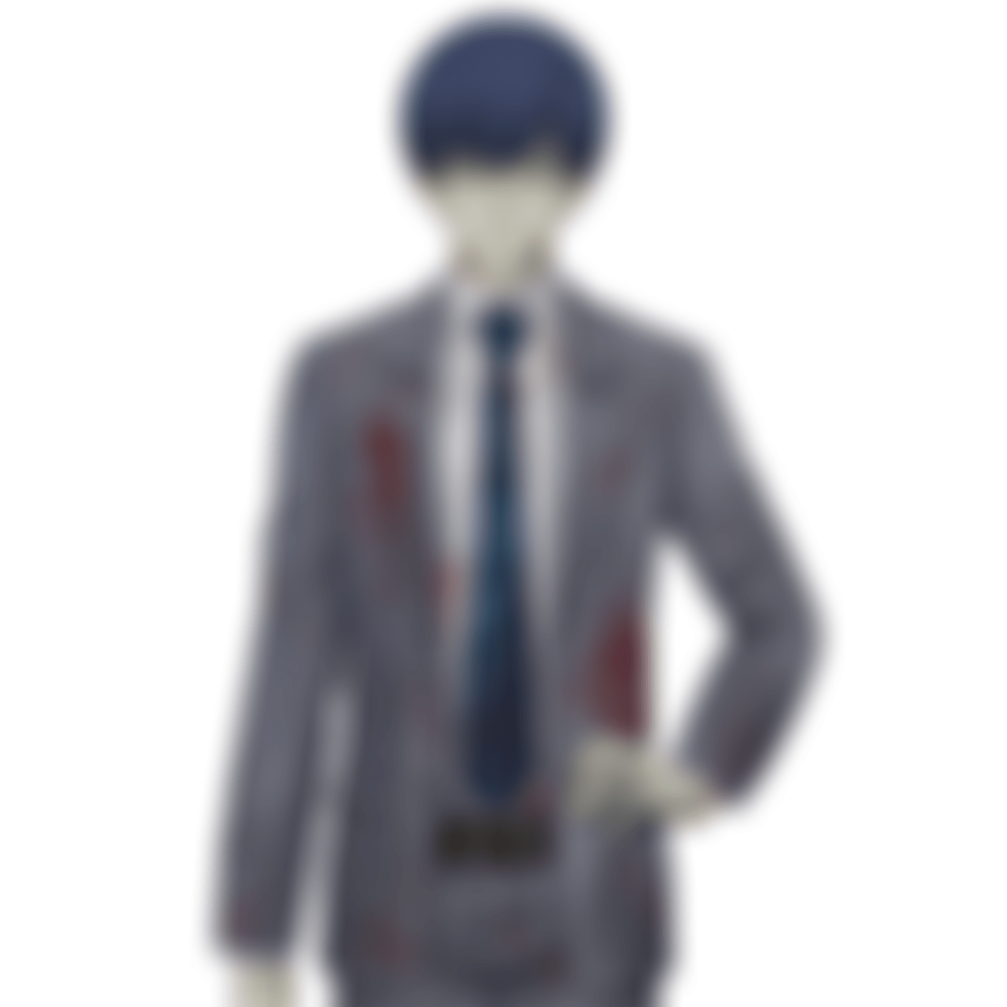 目を閉じる