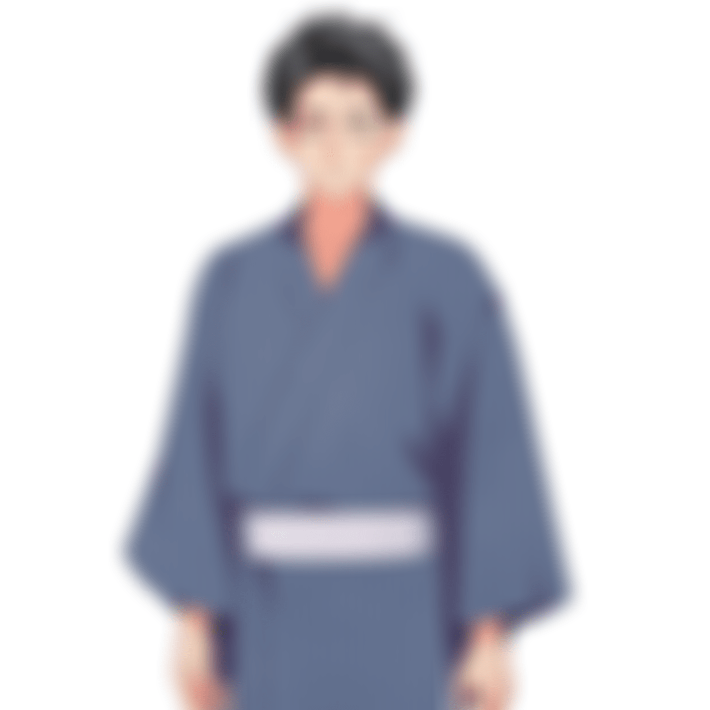 目を閉じる