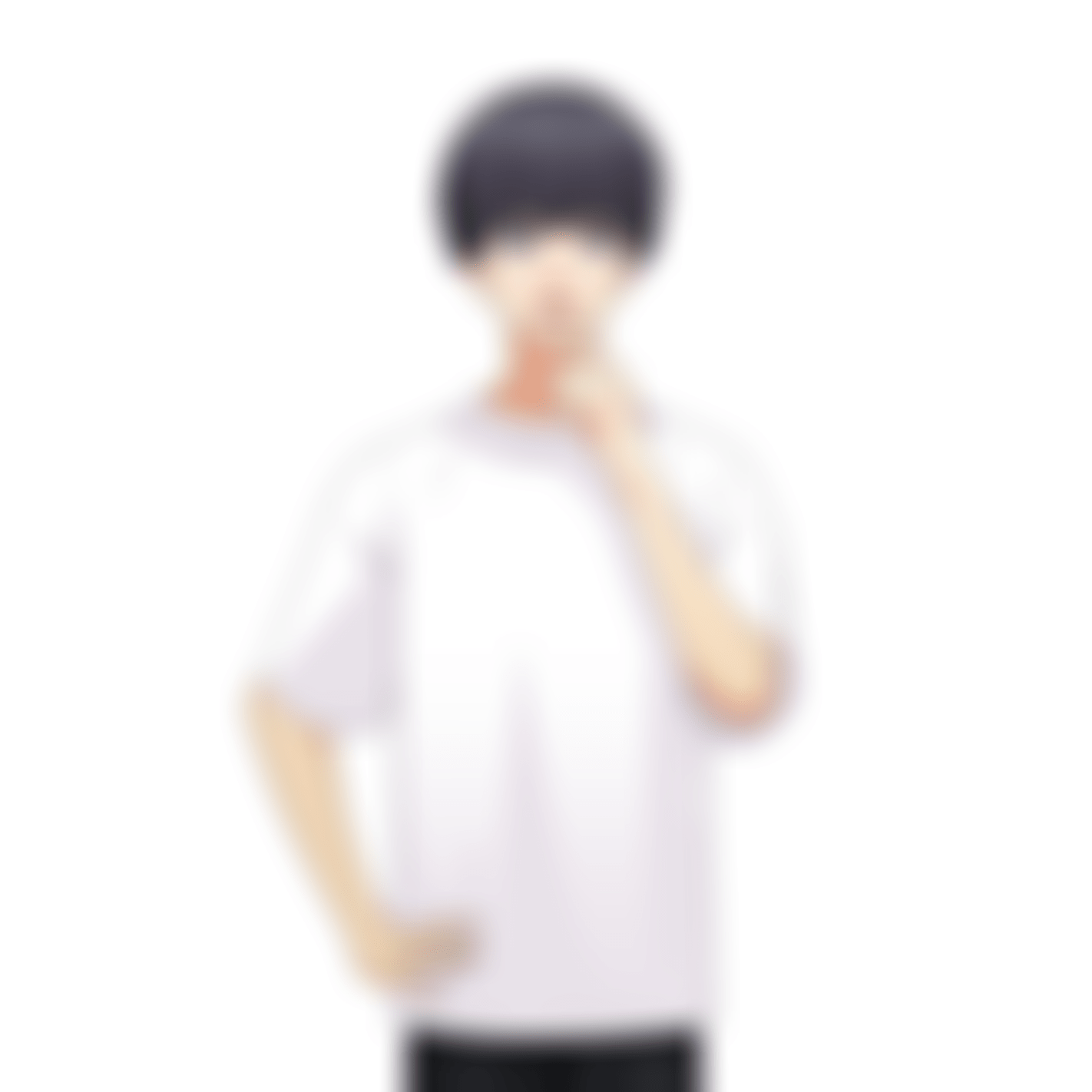 考える