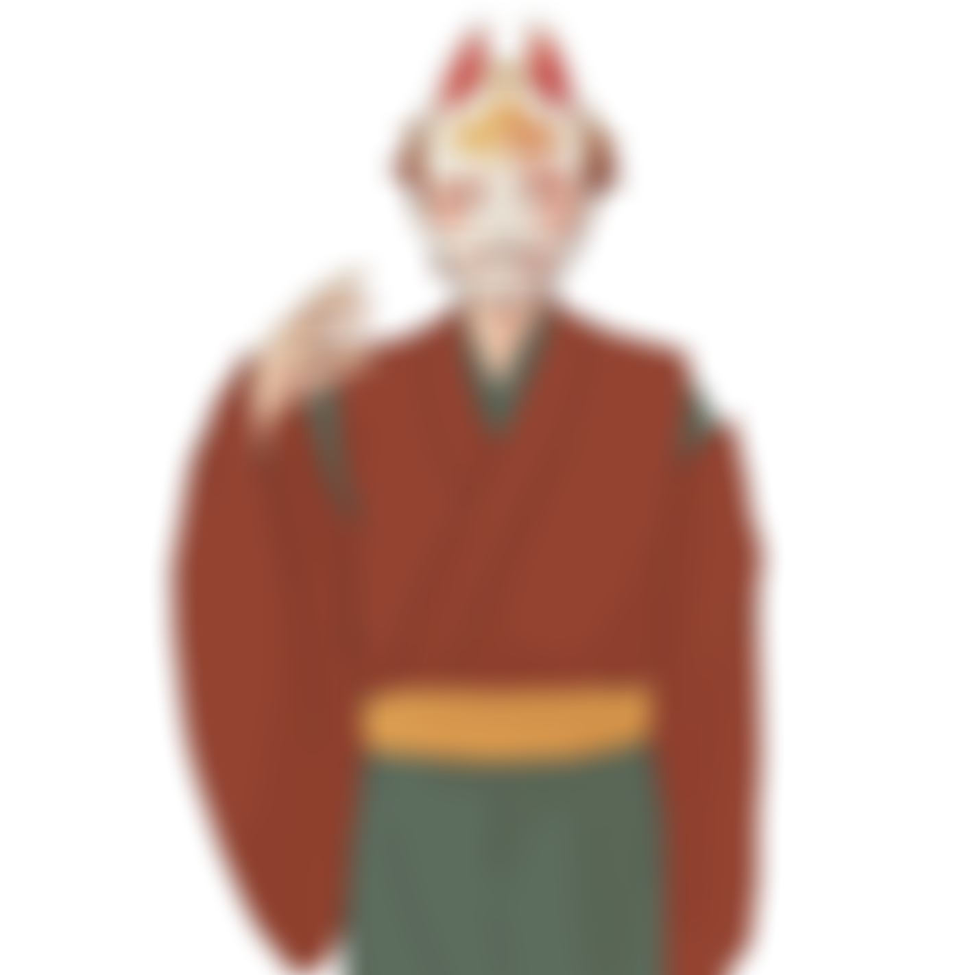 片手をあげる