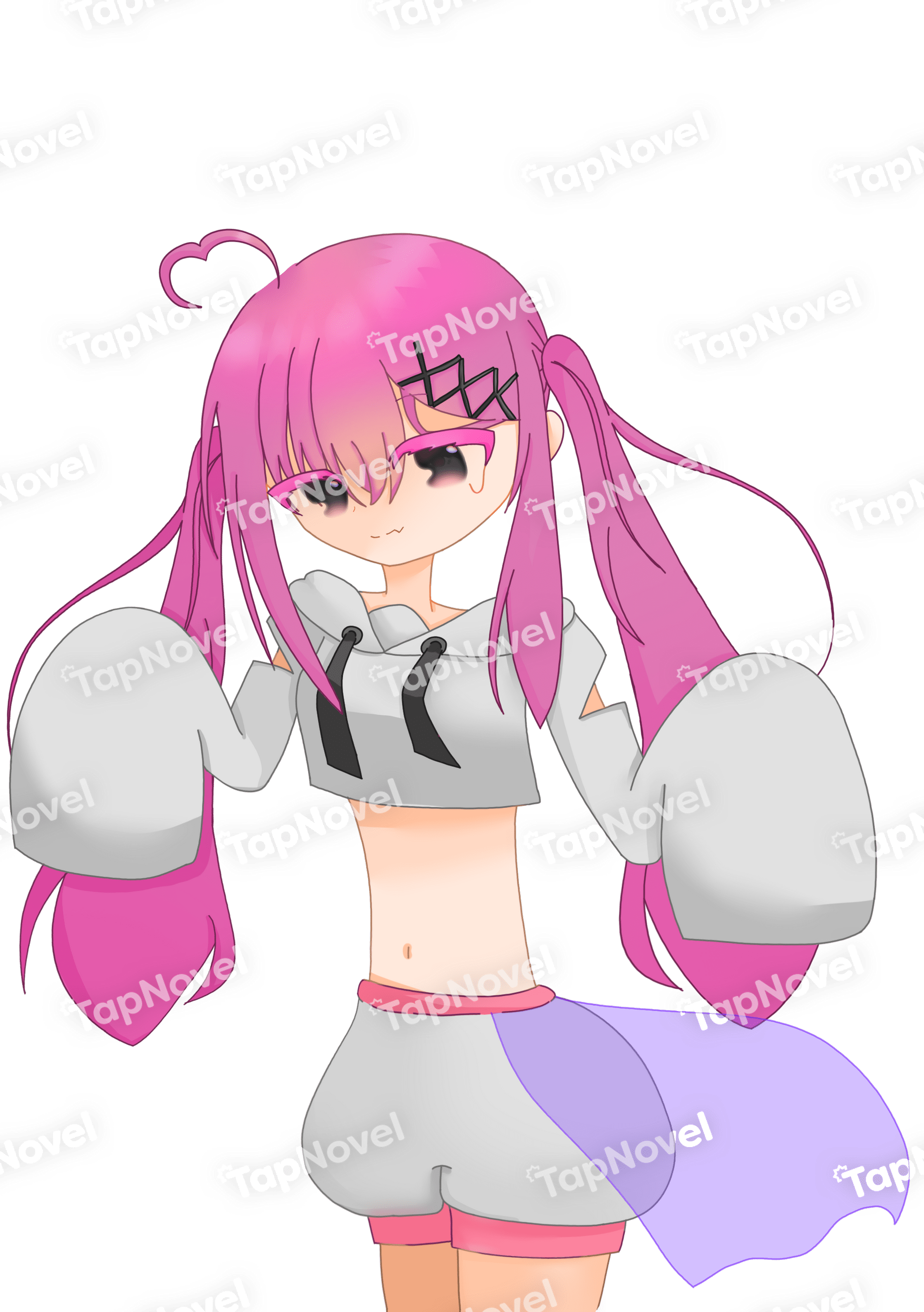 ツインテールで涙目の女の子
