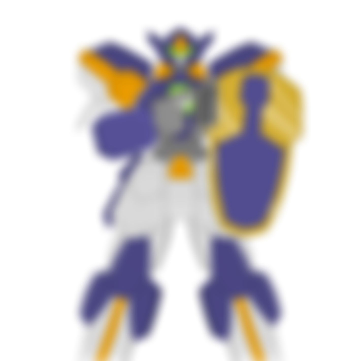 盾と銃を構える1