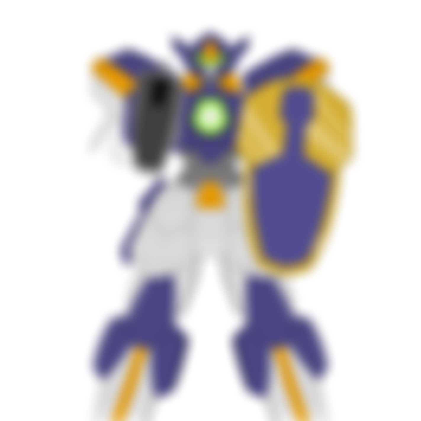 盾と銃を構える2