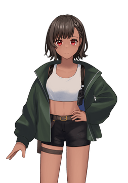 褐色の女の子