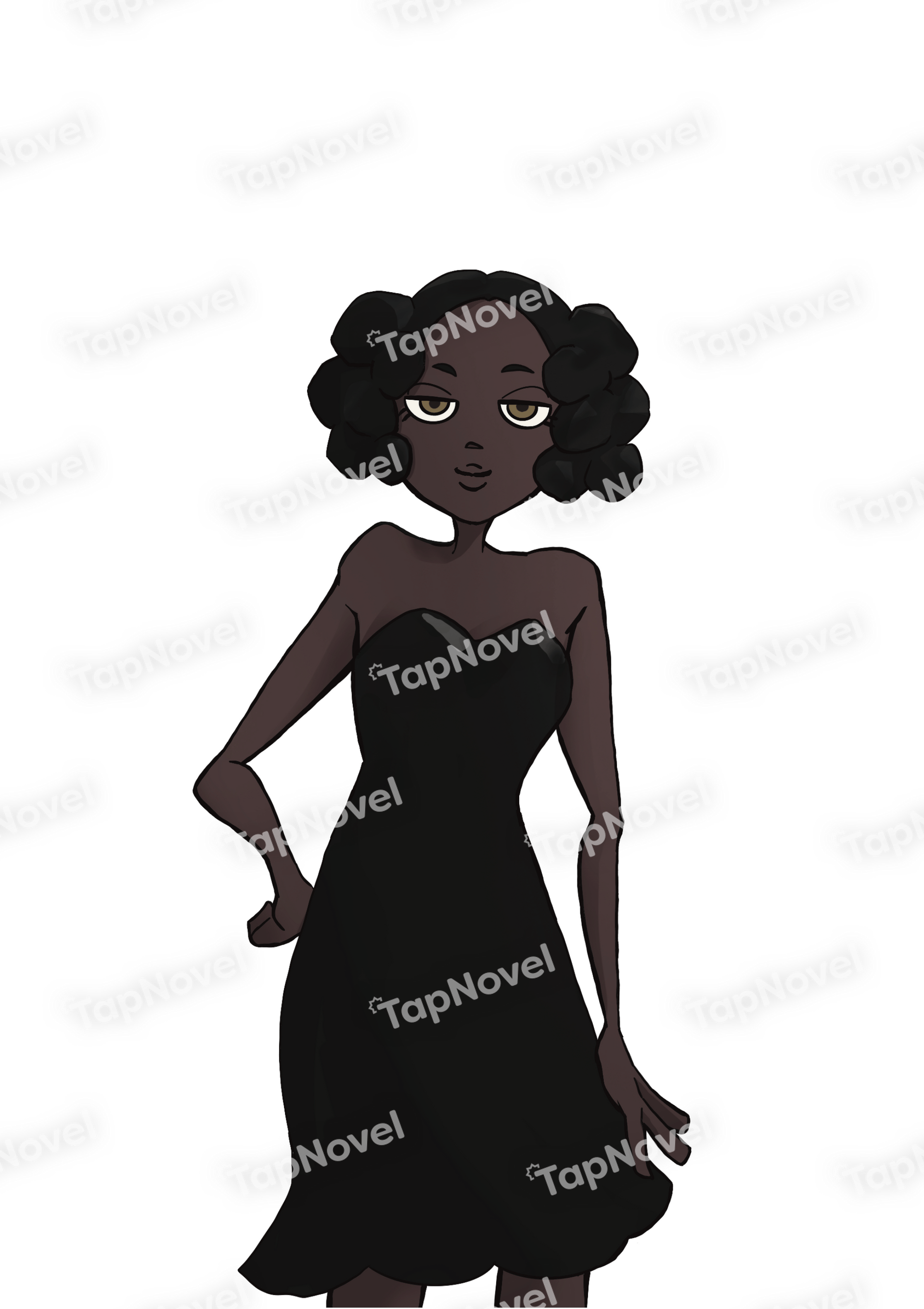 黒ドレス
