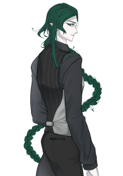緑髪の人（？）