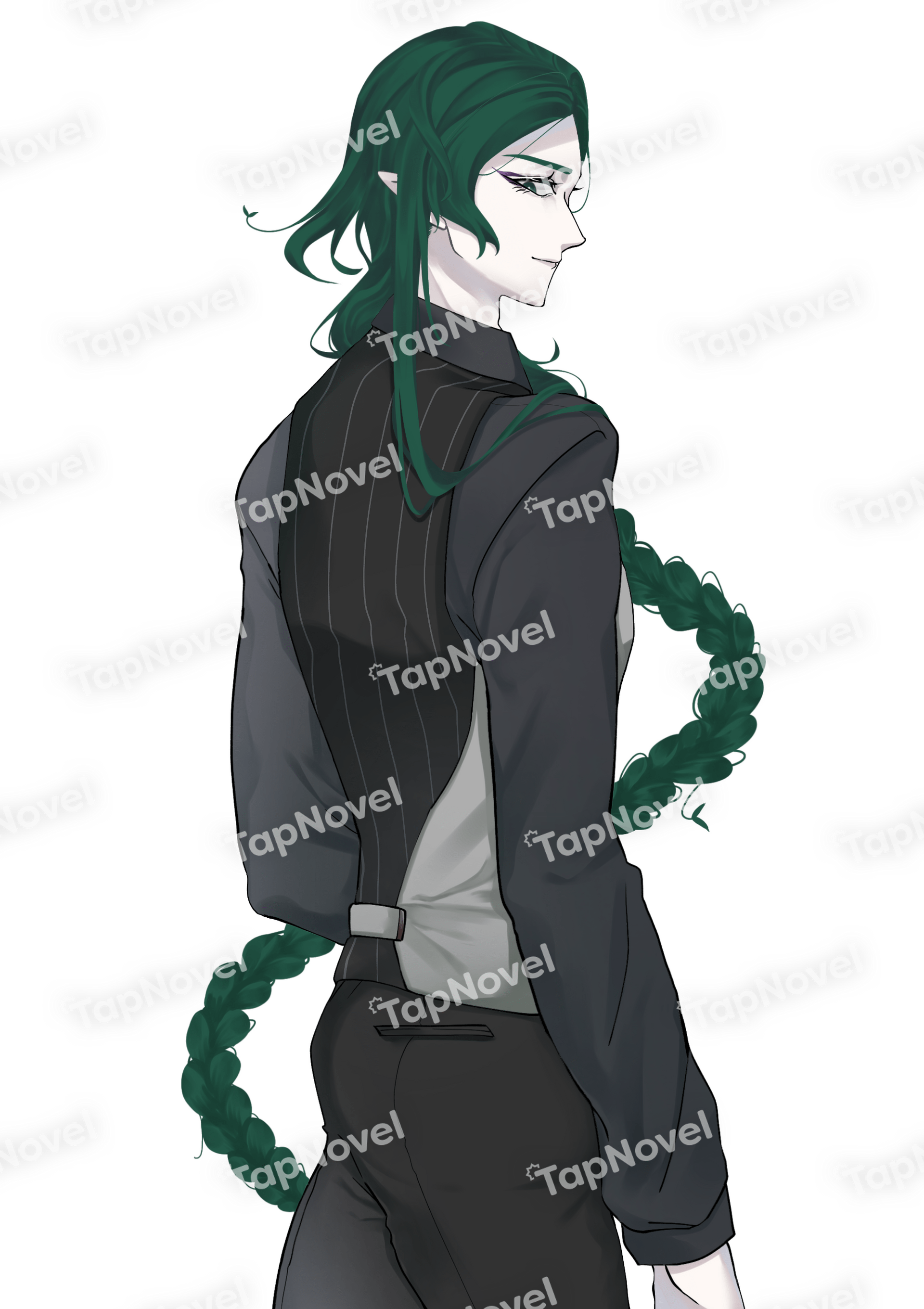 緑髪の人（？）