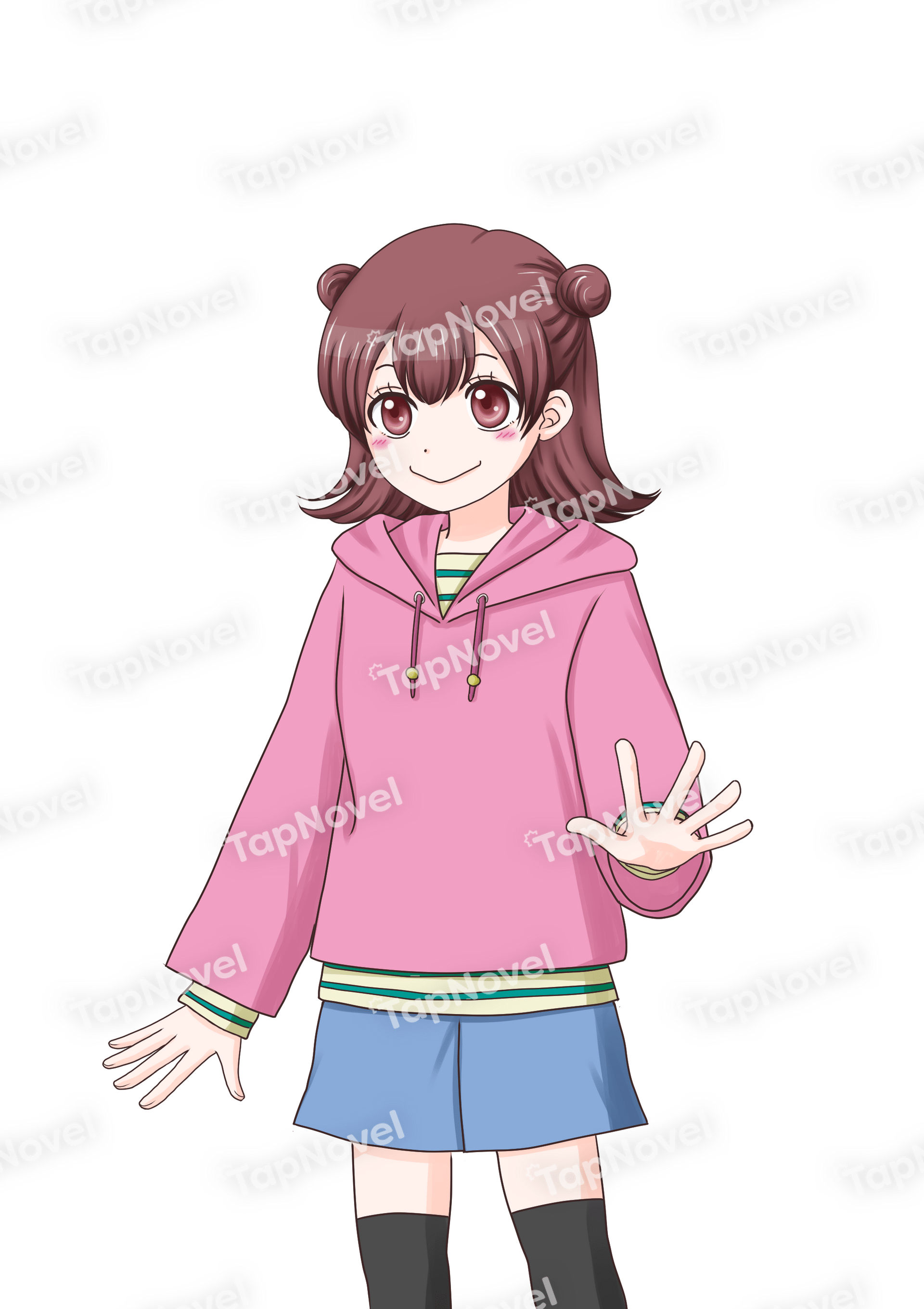 お団子少女