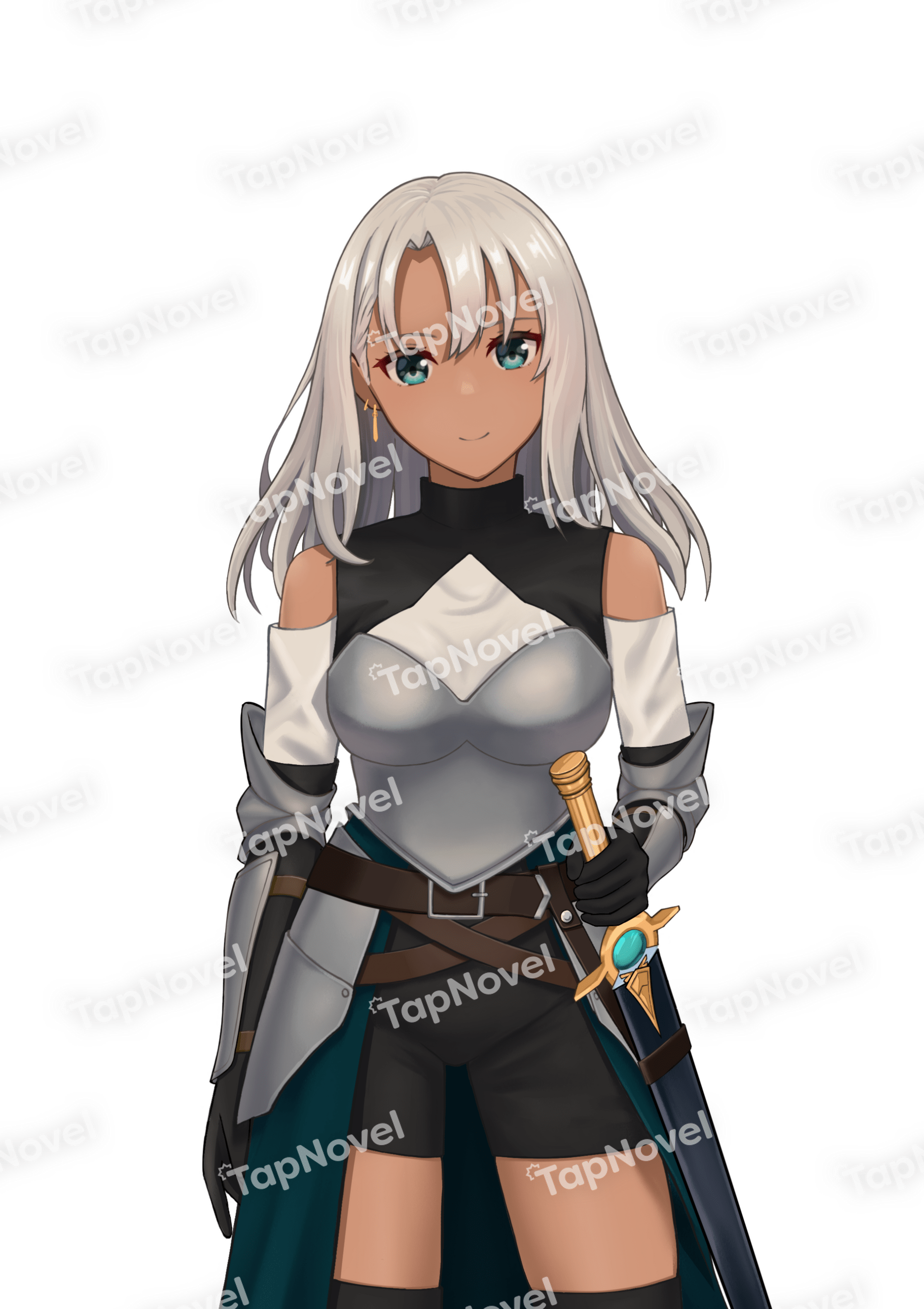 褐色女騎士