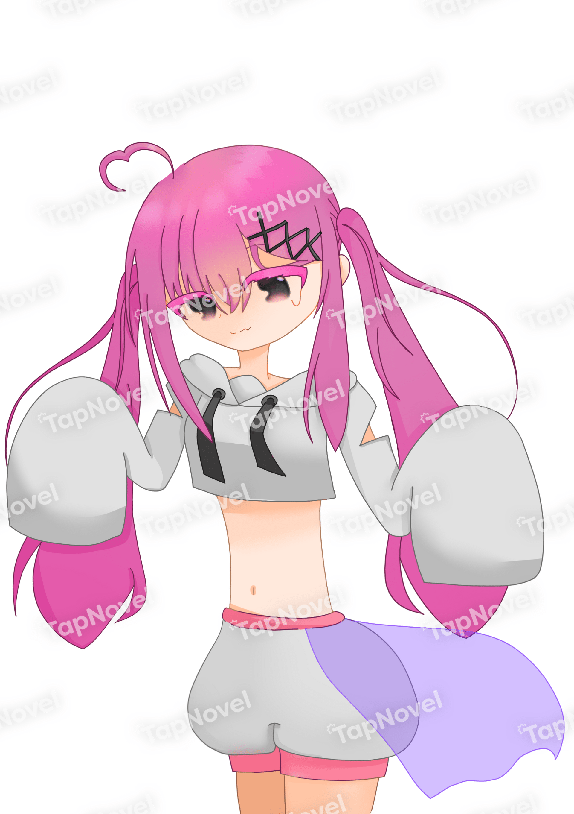 ツインテールで涙目の女の子