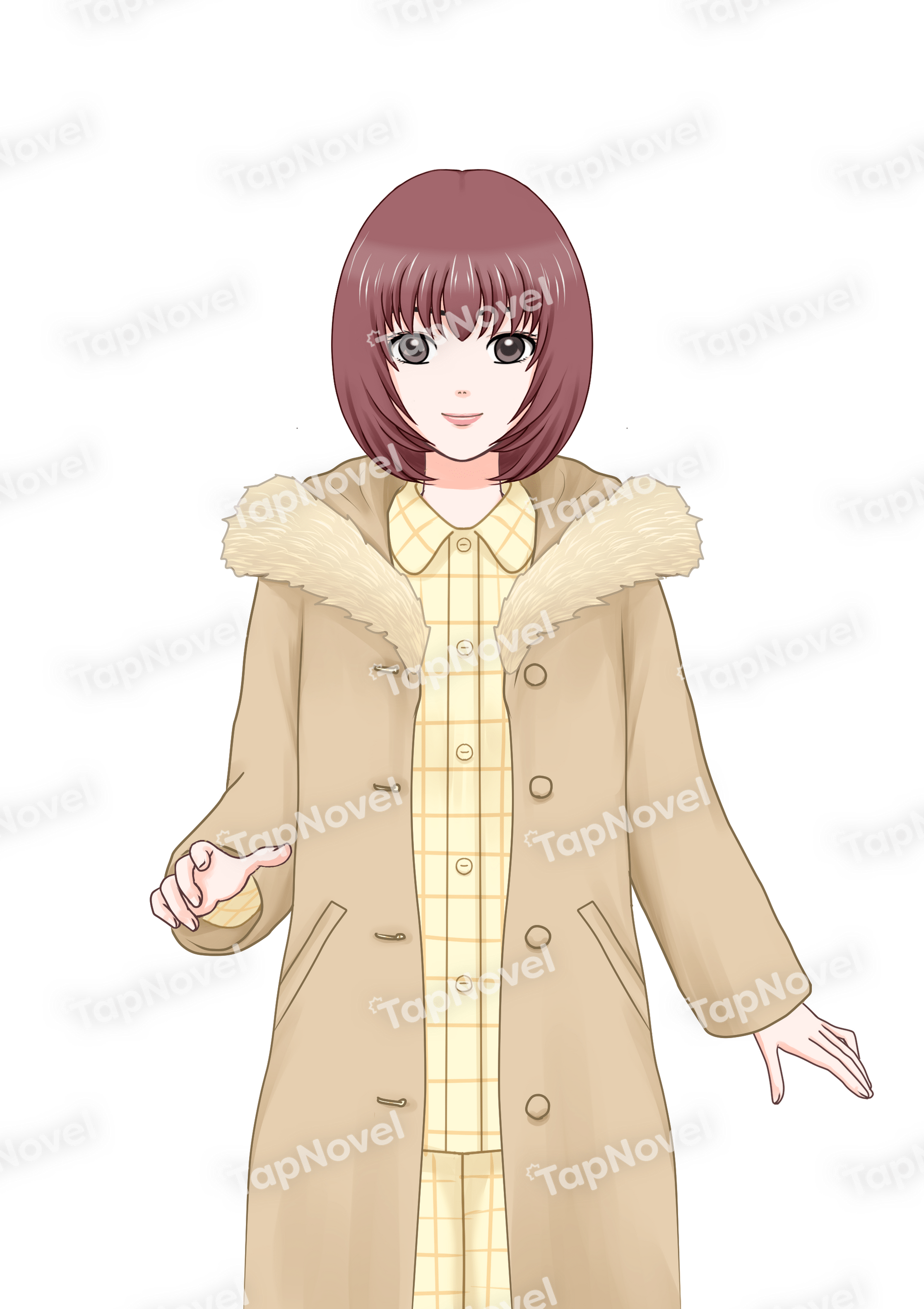 パジャマにコート