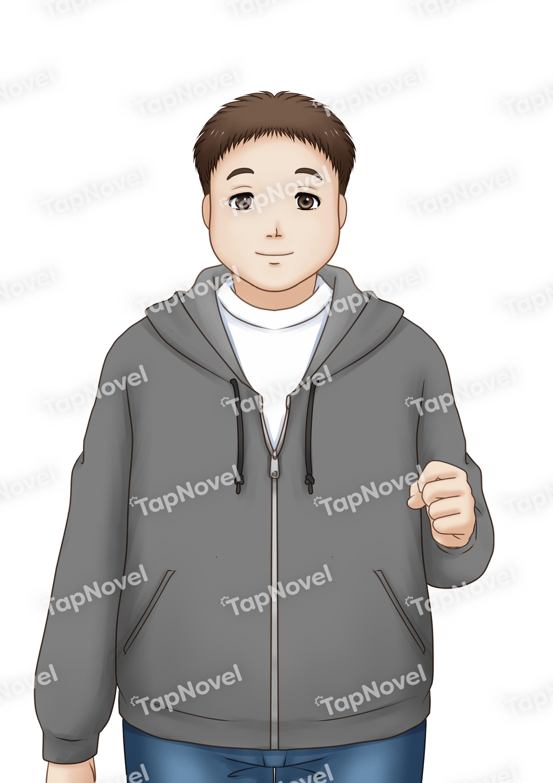 普段着パーカー