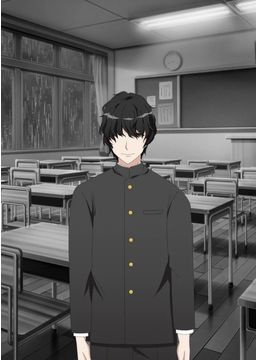 灰色の教室に差す光