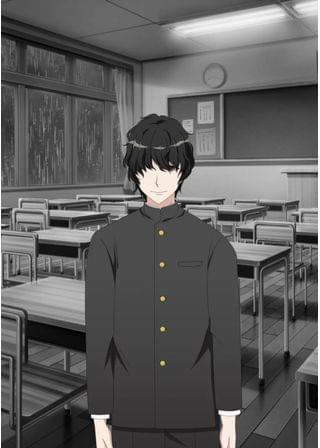 灰色の教室に差す光