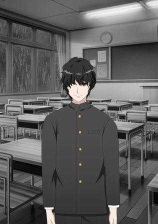 灰色の教室に差す光